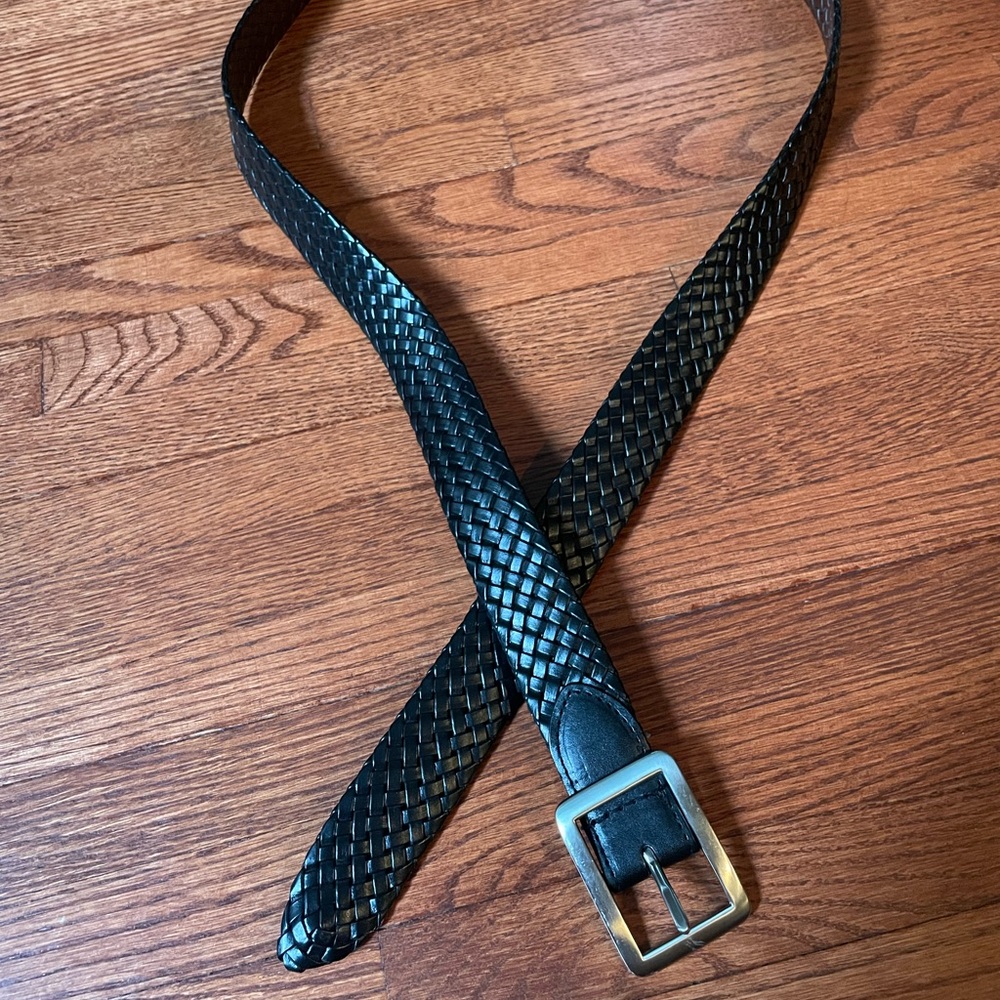 Men’s Black Woven Belt